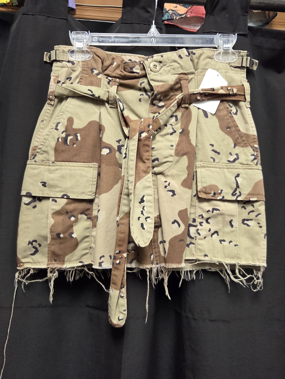 Re/Done Beige Desert Camo Mini Skirt - Picture 4 of 6